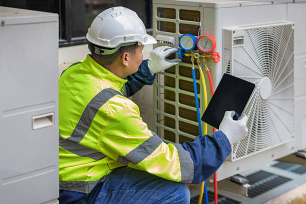 Professional Ductwork Repair technician working in Pleasureville, KY